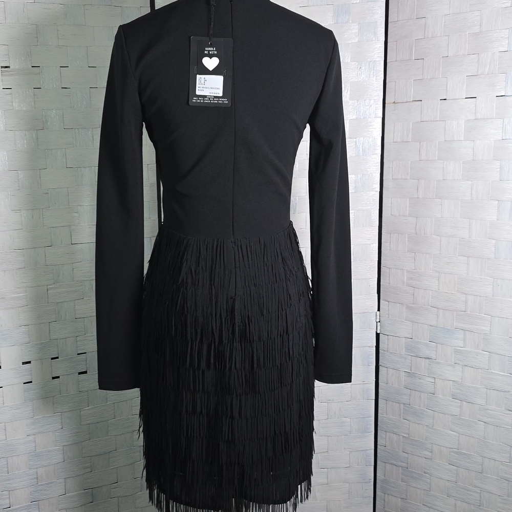 MISSGUIDED FRINGE DRESS - Picture 2 of 8
